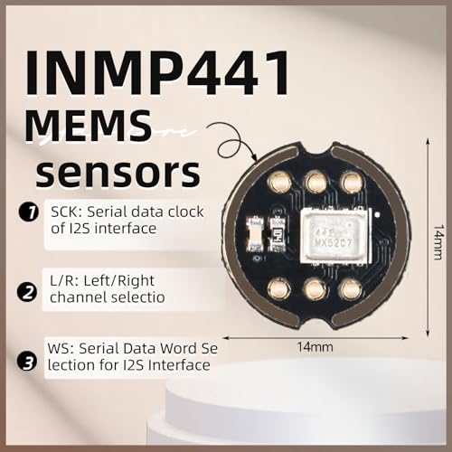 EC Buying 5Pcs INMP441 Omnidirectional Microphone Module MEMS I2S Interface Supports ESP32 High Precision Low Power Digital Output - Image 3