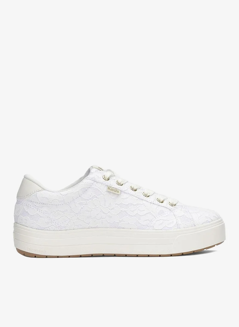 Keds Keds Women's Park Lace Up Casual Sneaker White