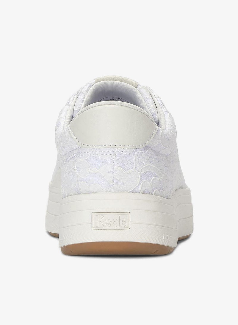Keds Women's Park Lace Up Casual Sneaker White - Image 2