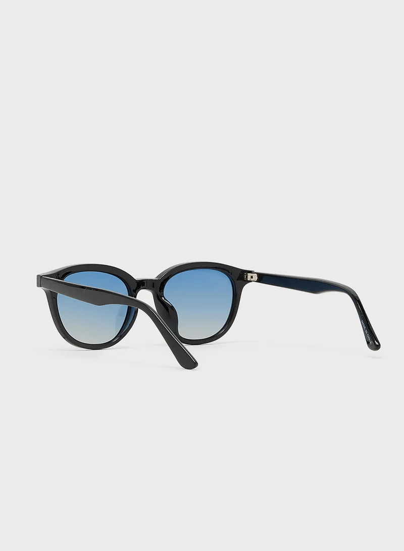 Seventy Five Polarized Lens Wayfarer Sunglasses