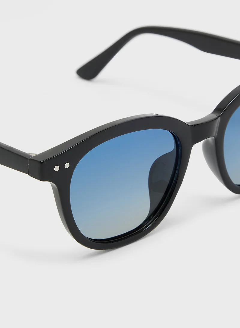 Seventy Five Polarized Lens Wayfarer Sunglasses