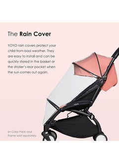 STOKKE Yoyo 6+ Rain Cover, Weather Protection For Yoyo 6+ Stroller  - Image 3