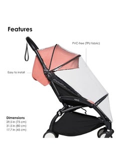 STOKKE Yoyo 6+ Rain Cover, Weather Protection For Yoyo 6+ Stroller  - Image 4