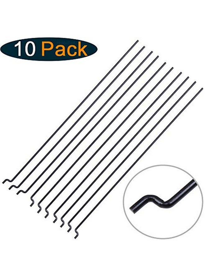 Hobbypark Φ1.2Mm X L120Mm Steel Z Style Pull/Push Rods Parts For Rc Airplane Plane Boat Replacement (Pack Of 10) - Image 1
