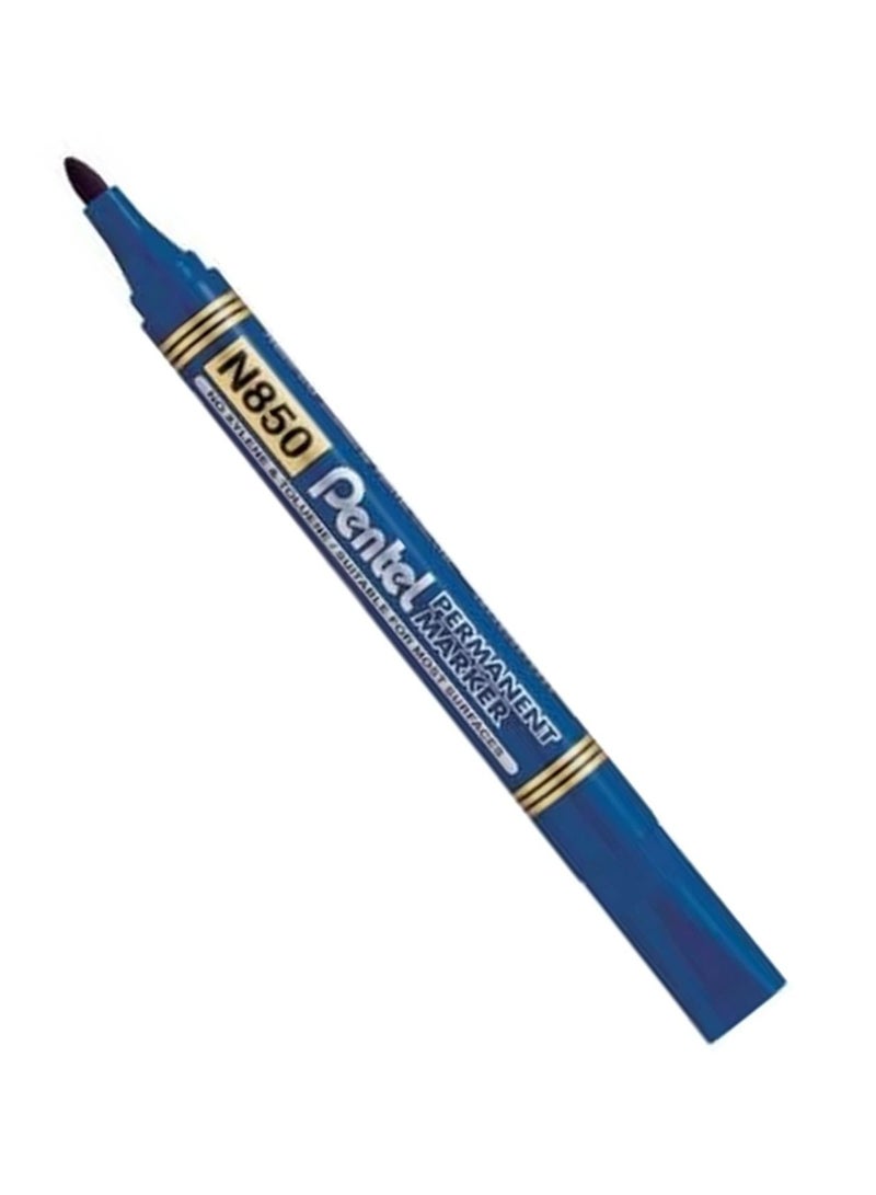 Pentel 12-Piece Permanent Marker Bullet Tip Blue Ink  - Image 2