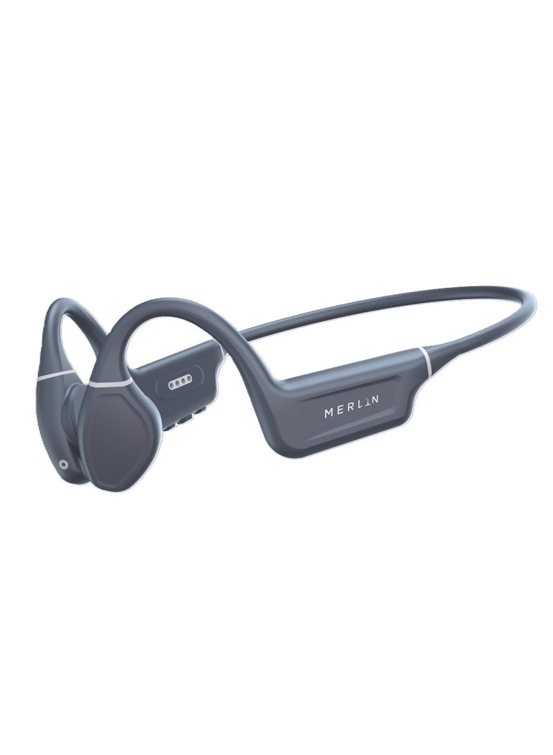 ميرلين سماعات رأس Merlin AI Dynamics Swim MP3 بسعة 32 جيجابايت بتقنية التوصيل العظمي وتقنية البلوتوث - Image 1