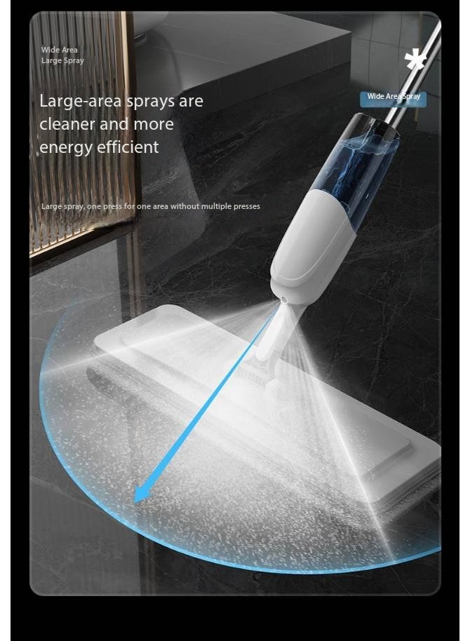 مسح رذاذ متعدد السطح - مسح تنظيف الأرضيات الجافة الرطبة مع زجاجة رذاذ قابلة لإعادة ملء ، رأس 360 درجة دوار لأرضيات بلاط الخشب الصلب (HX-P8) - Image 2