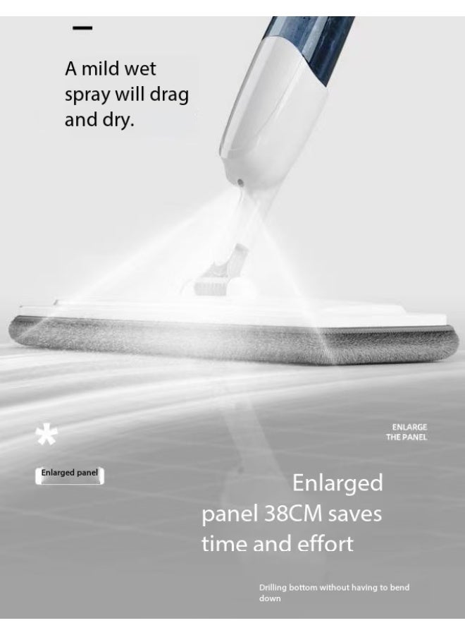 مسح رذاذ متعدد السطح - مسح تنظيف الأرضيات الجافة الرطبة مع زجاجة رذاذ قابلة لإعادة ملء ، رأس 360 درجة دوار لأرضيات بلاط الخشب الصلب (HX-P8) - Image 4