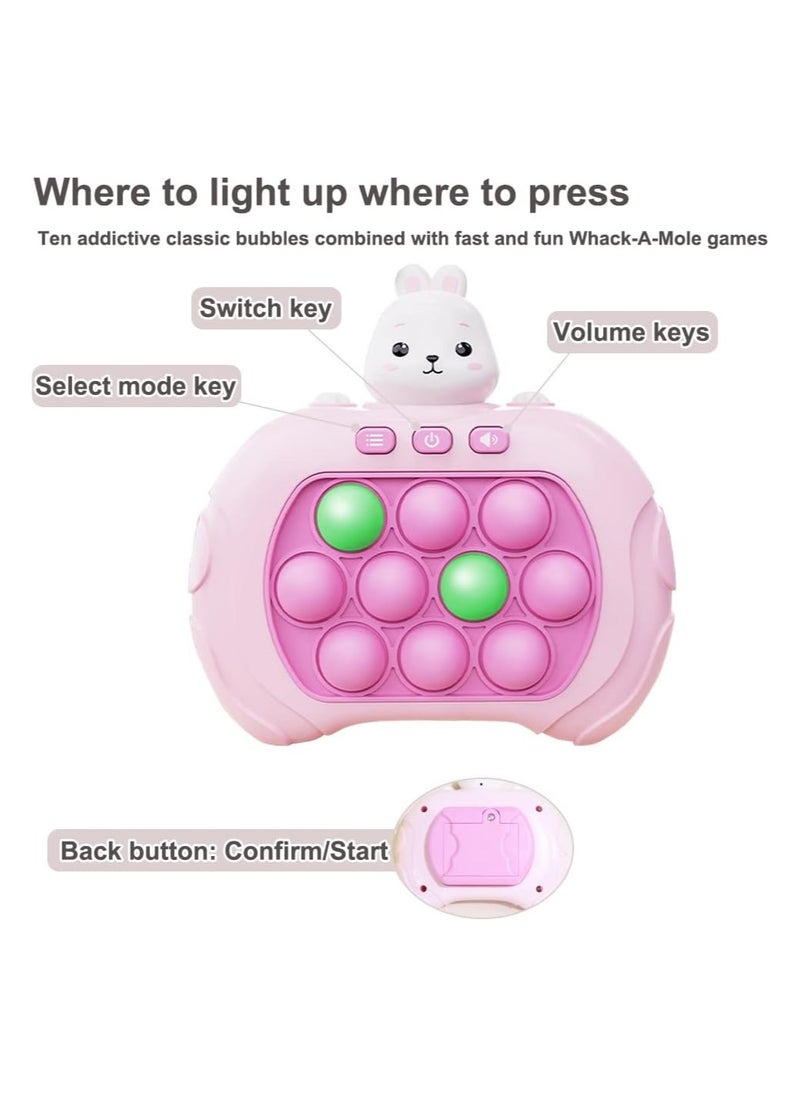 Generic AIPINQI Pop It Game Light Up Fidget Toy, Quick Push Game Console, Whack a Mole Game, Decompression Breakthrough Puzzle Pop Game Machine, Multiple Game Modes Toy for 3+ Years  - Image 3