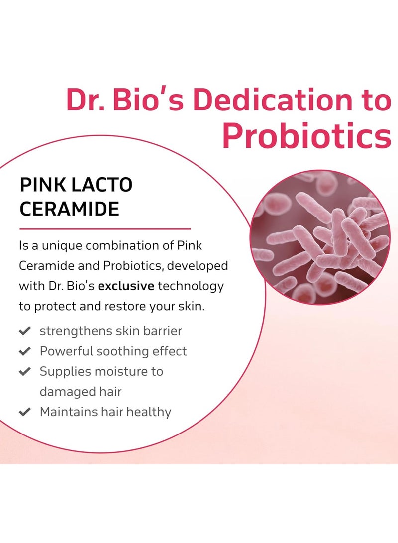 Dr.Bio Korean Pink Repair Hair Oil (200ml) | Lightweight Hydrating Oil with Lacto-Ceramide & Probiotics | Frizz Control, Shine & Repair | Vegan Korean Hair Care - Image 5