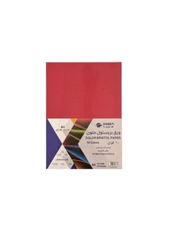 Simba SIMBA A4 Colour Bristol Paper 100 Sheets 180gsm  - Image 1