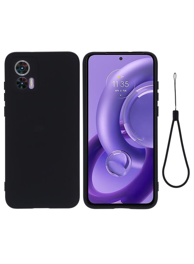 S-TOP Case For Motorola Edge 30 Lite 5G / 30 Neo 5G Pure Color Liquid Silicone Shockproof Phone Case - Image 1