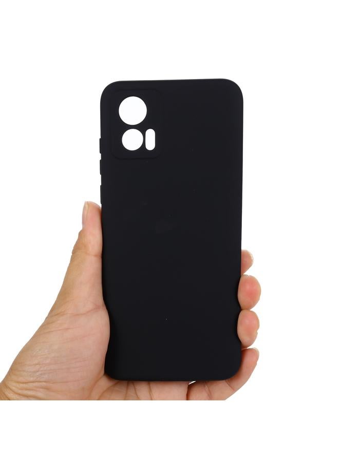 S-TOP Case For Motorola Edge 30 Lite 5G / 30 Neo 5G Pure Color Liquid Silicone Shockproof Phone Case - Image 3