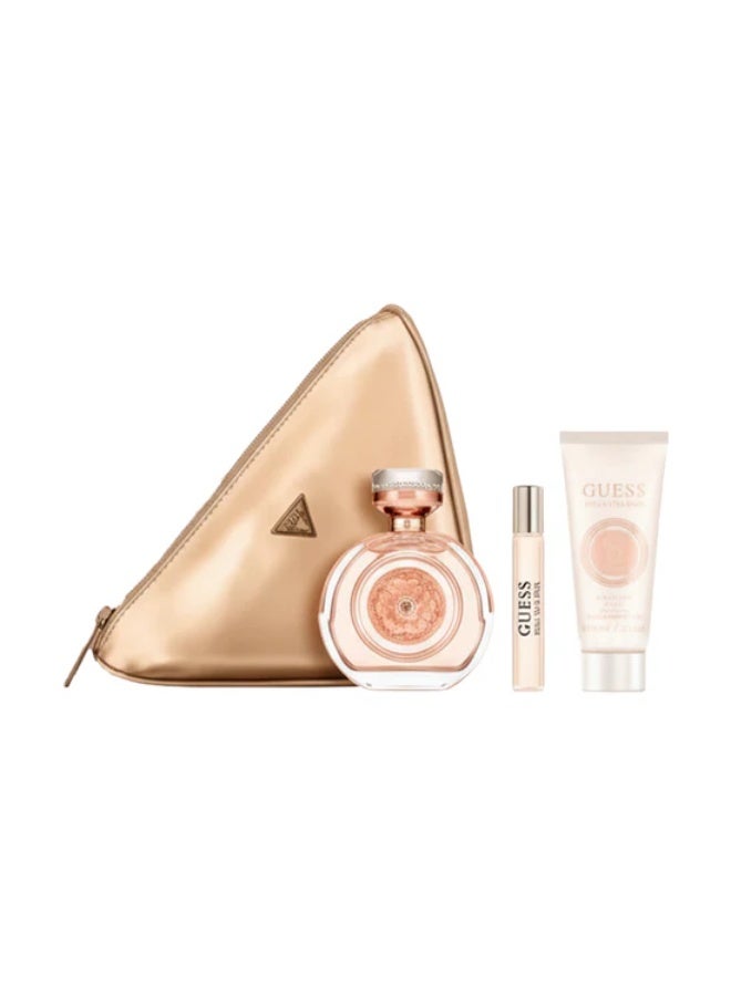 GUESS Bella Vita Rosa Gift Set for Woman EDT 100ml+15ml (Travel Spray)+Body Lotion 100ml+Branded Pouch - Image 2
