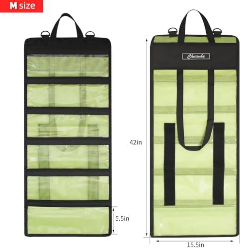 Chuanke Lure Bag 6 Pocket PVC Protective Cover Durable Fishing Bag Trolling Lure Tackle Box - Image 3