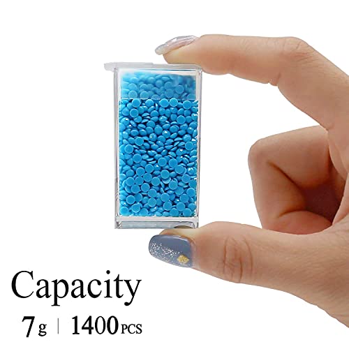 ARTDOT 64 Jars Storage Containers for Diamond Art Kits for Adults, Portable Storage Organizer with Sticker Labels for Diamond Painting Accessories and Tools - Image 3