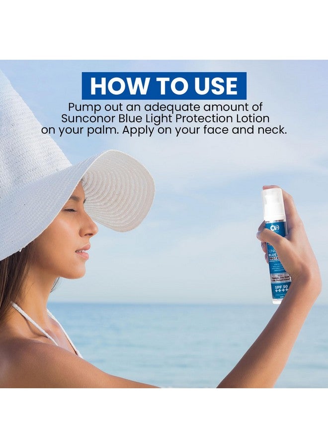 CO Luxury Sunscreen SPF 50 PA++++ | UVA/B & Blue Light Protection for Men & Women | Oily, Dry, Sensitive & Combination Skin | Water Resistant | 50gm - Image 5