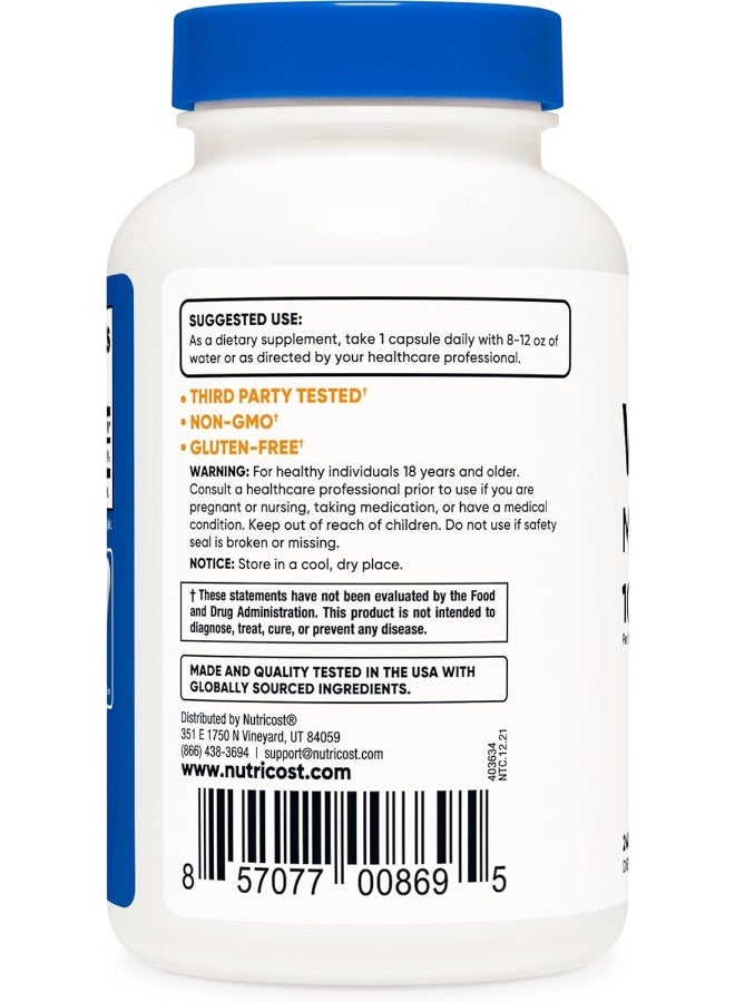 Nutricost Vitamin K2 Capsules - Gluten Free And Non-GMO - Image 3