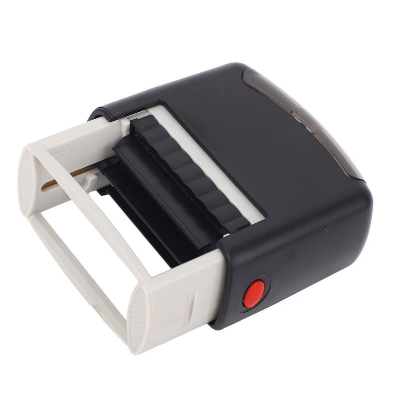 Self Inking Stamp Kit 1-1/2x1/2 Inch Imprint Size Customizable Messages - Clear Imprints Quick Drying Self Inking Stamp for Date Numbers - Image 2