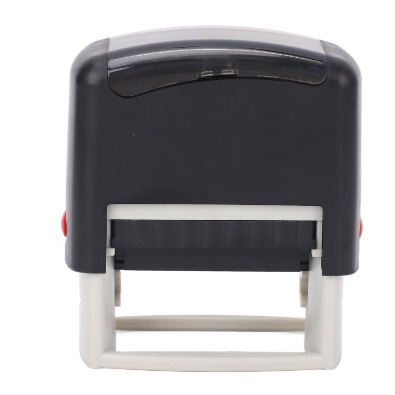Self Inking Stamp Kit 1-1/2x1/2 Inch Imprint Size Customizable Messages - Clear Imprints Quick Drying Self Inking Stamp for Date Numbers - Image 3