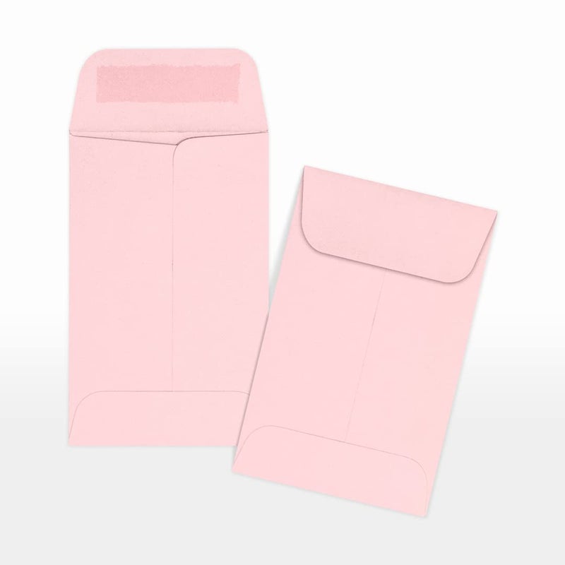 Envelopes.com LUXPaper Coin Envelopes, Candy Pink, 2 1/4-Inch x 3 1/2-Inch, 50-Count - Image 4