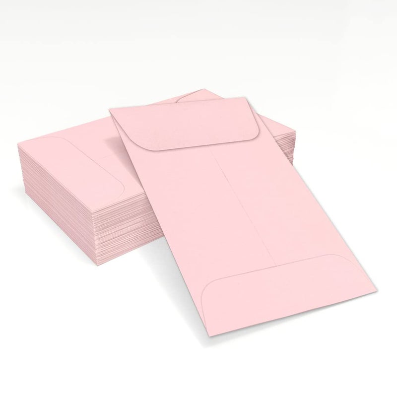 Envelopes.com LUXPaper Coin Envelopes, Candy Pink, 2 1/4-Inch x 3 1/2-Inch, 50-Count - Image 5