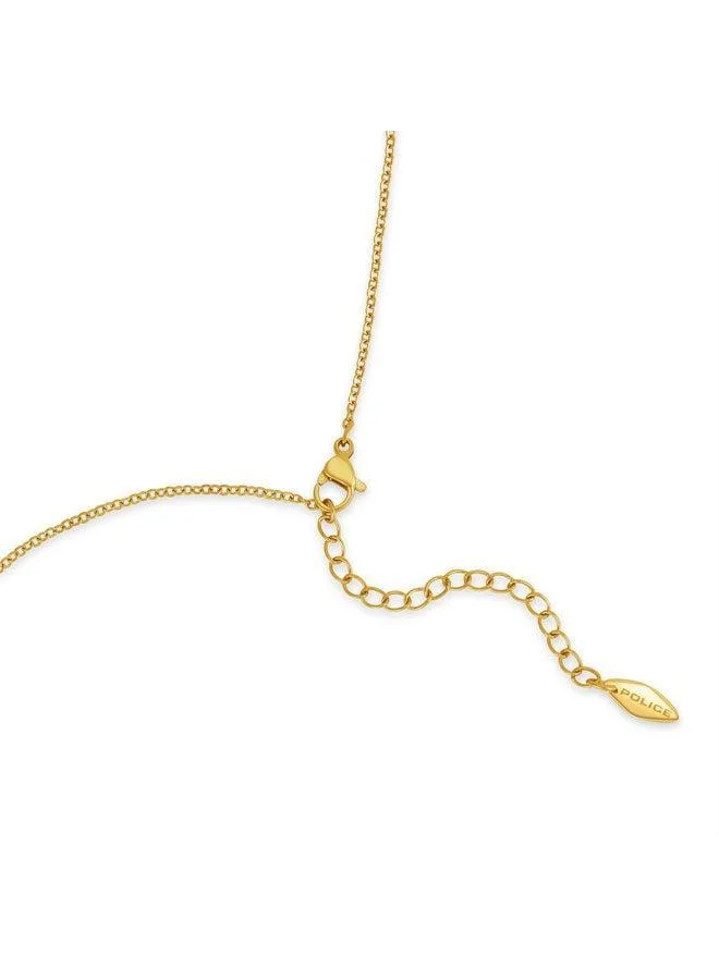 بوليس Tressa Yellow Gold Plated Stainless Steel Pendant Necklace for Women