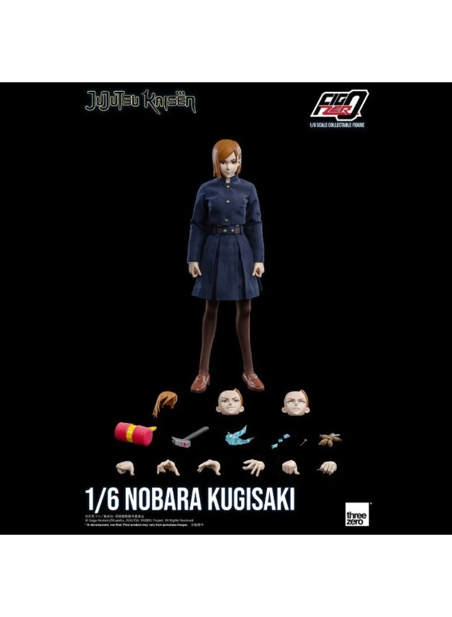 Jujutsu Kaisen Nobara Kugisaki 1/6 Scale FigZero Action Figure by ThreeZero