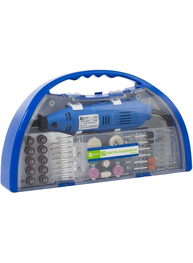 erorex 119 Piece Heavy Duty Rotary Tool And Accessories Set Multicolor - Image 3