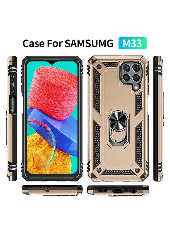 اس-توب جراب لهاتف Samsung Galaxy M33 5G Global مقاوم للصدمات مصنوع من مادة TPU + PC - Image 2