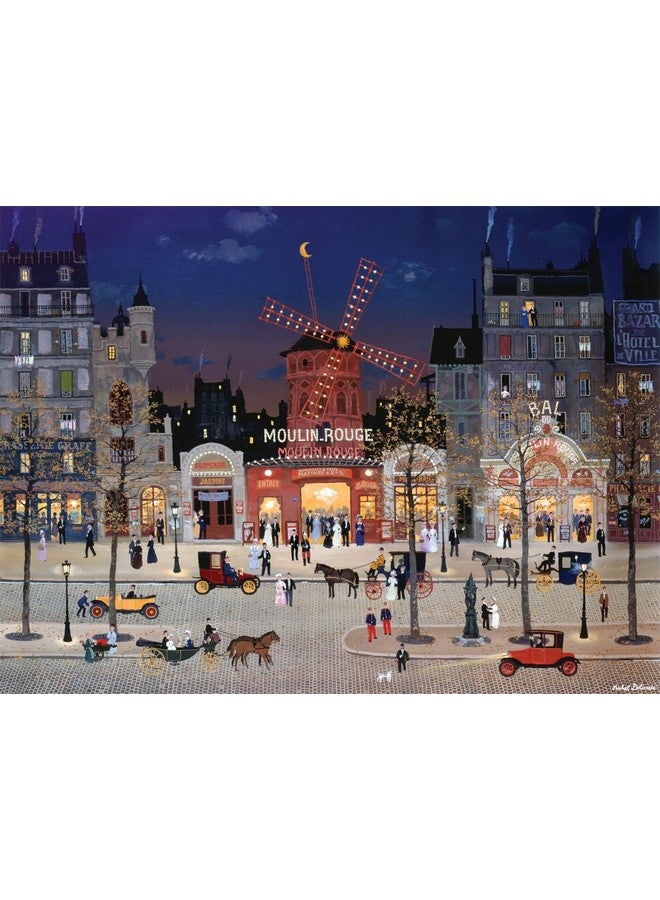 Buffalo Games ألعاب بوفالو - ميشيل ديلكروا - مولان روج - 1000 قطعة لغز للبالغين لغز تحدي مثالي لليالي الألعاب - حجم اللغز المكتمل هو 26.75 × 19.75 - Image 1