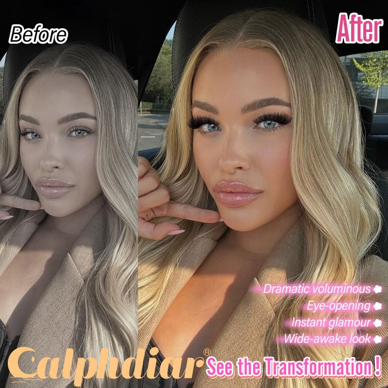 calphdiar Lashes Clusters 60D+80D Thick Eyelash Clusters 480PCS Wispy Lash Clusters Eyelash Extensions Fluff D-curly Individual Lashes 10-18mm DIY Volume Lash Extension at Home - Image 5