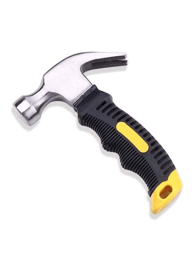 Cool Baby COOLBABY Mini Claw Hammer Engineering Hammer Non slip Handle Soft Grip Tool Multifunctional Carbon Steel Woodworking Hammer  - Image 1