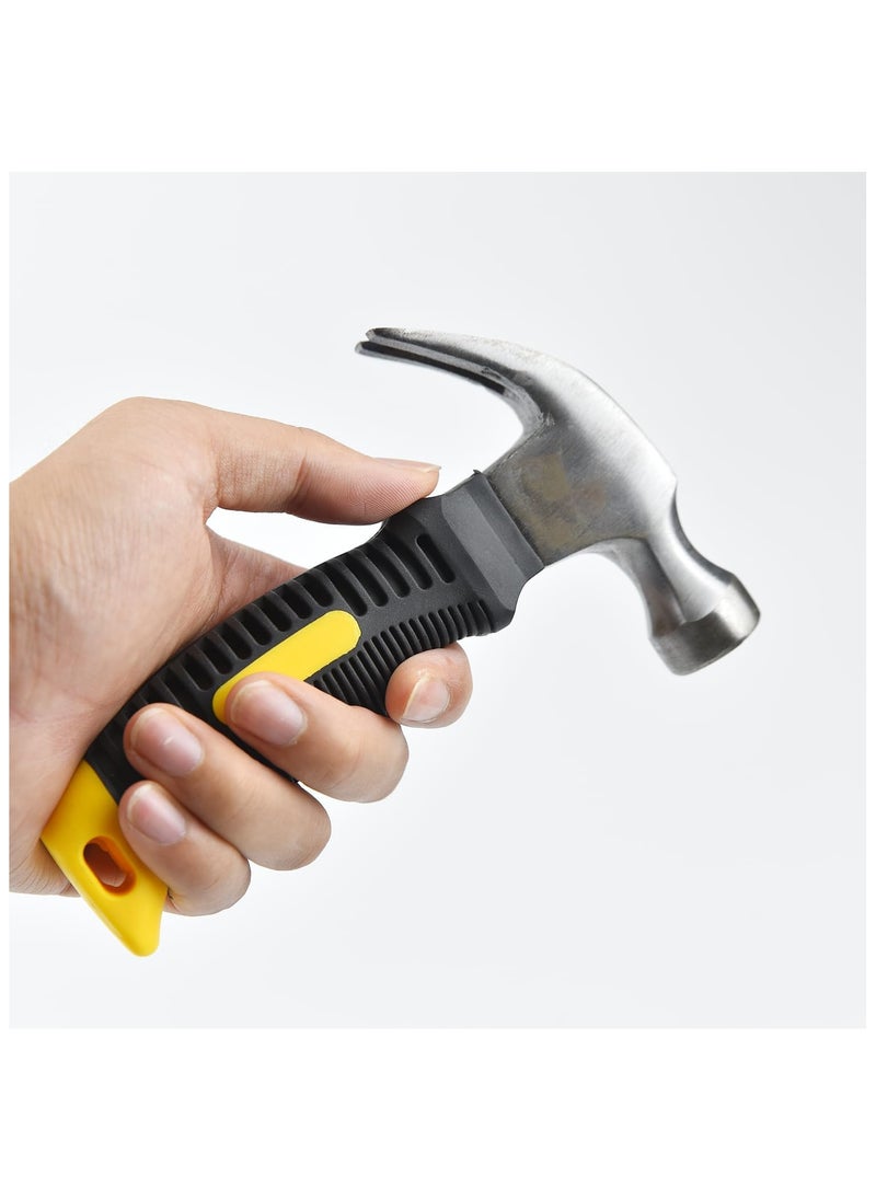 Cool Baby COOLBABY Mini Claw Hammer Engineering Hammer Non slip Handle Soft Grip Tool Multifunctional Carbon Steel Woodworking Hammer  - Image 4