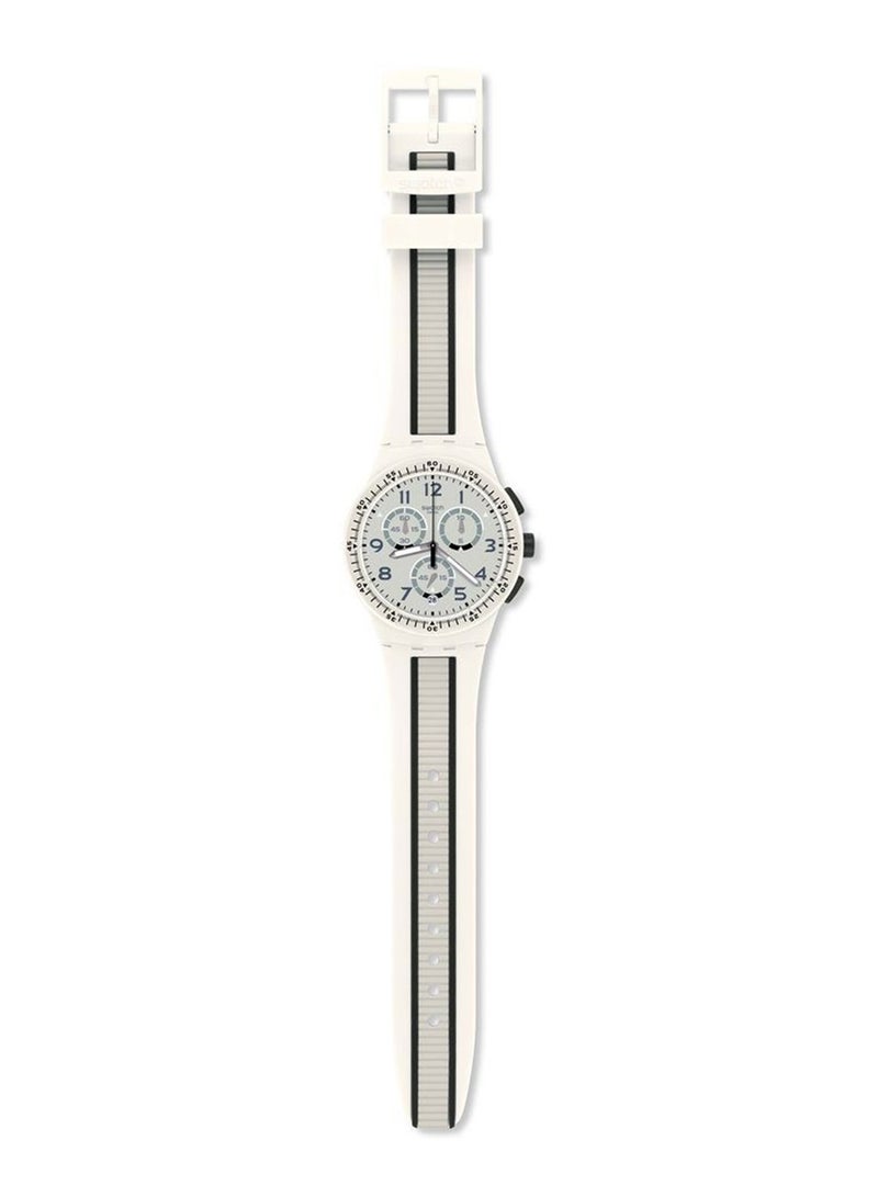 Swatch ساعة يد رجالية مقاومة للماء بحركة كوارتز - 36 مم - Image 3