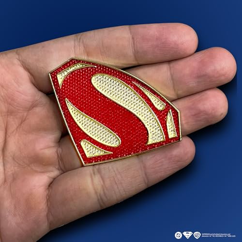 Involve your senses Involve DC Superman Emblem 3D Metal Car Badge- Stylish Logo for Cars & Bikes | Official Licensed DC Merchandise from Warner Bros | Emblems | Trunk Rear Fender | Car Decals - Image 3