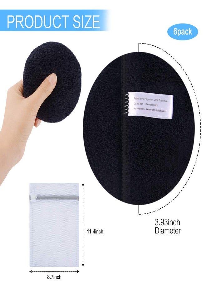 SUNLAND Reusable Makeup Remover Pads for Face,Eyes,Lips Microfiber Face Cleansing Gloves Washable Makeup Remover Cloth with Laundry Bag Rounds Pads - Image 2