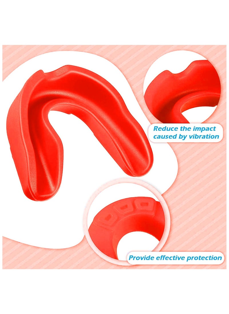 Generic Silicone Mouth Guard Teeth Protection with Box for Various Sports, Red  - Image 4