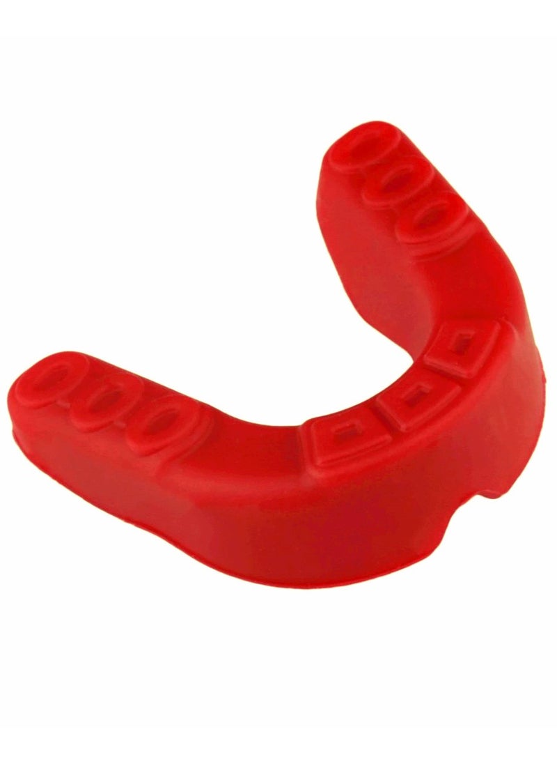Generic Silicone Mouth Guard Teeth Protection with Box for Various Sports, Red  - Image 3