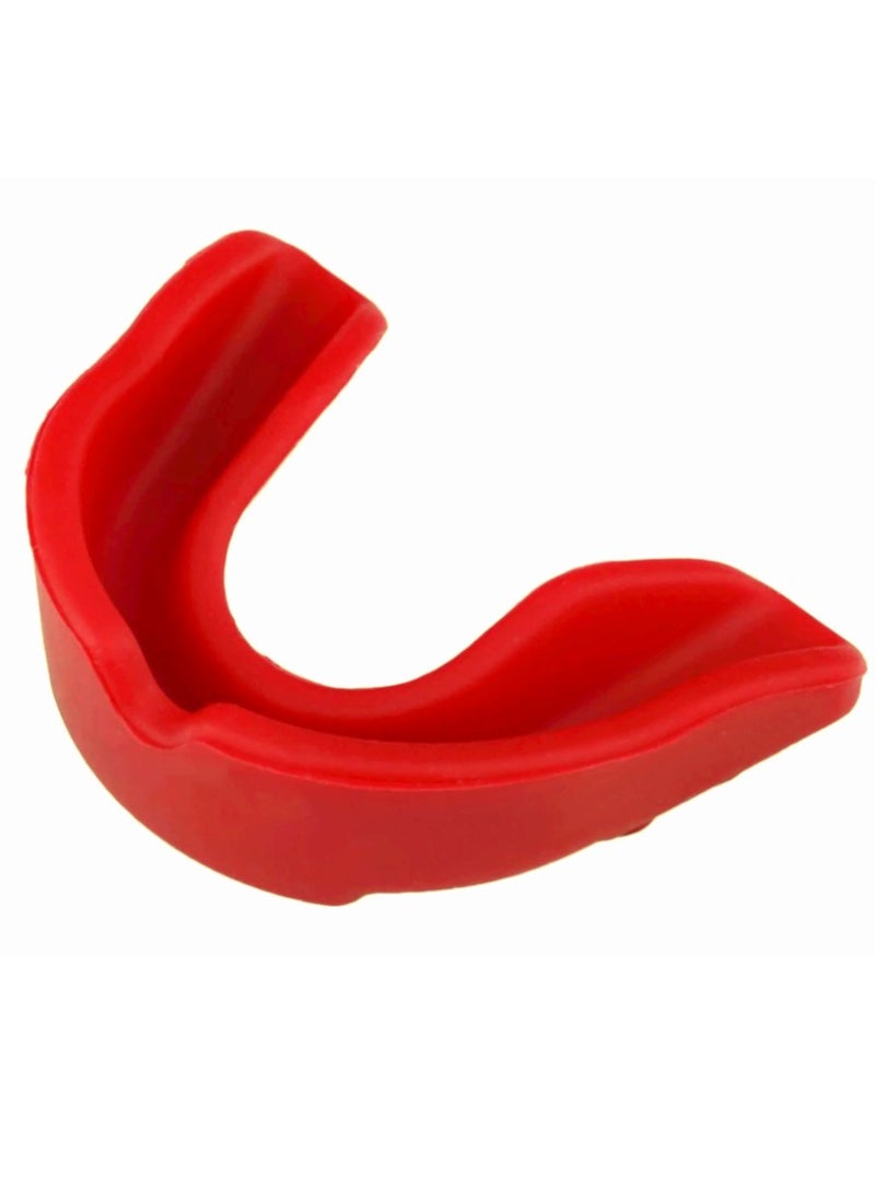 Generic Silicone Mouth Guard Teeth Protection with Box for Various Sports, Red  - Image 2