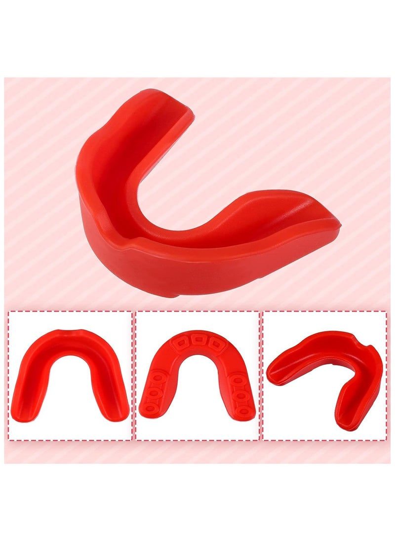 Generic - Silicone Mouth Guard Teeth Protection with Box for Various Sports, Red - Image 1