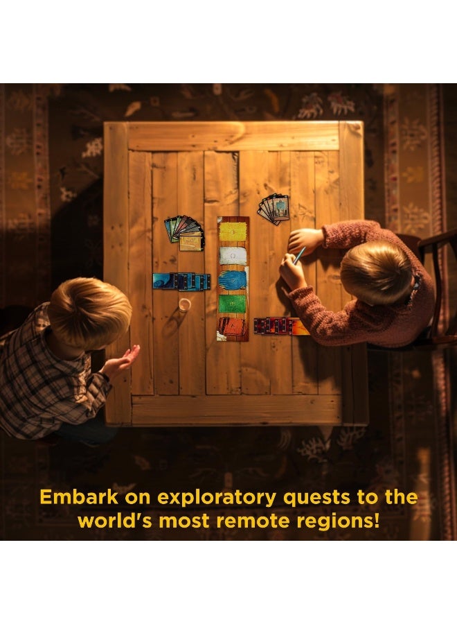 Thames & Kosmos لعبة بطاقات المدن المفقودة من ثيمز وكوسموس - مع البعثة السادسة | لوحة مزدوجة للنسخة الكلاسيكية أو الجديدة | بواسطة راينر كنيزيا | لعبة - Image 4