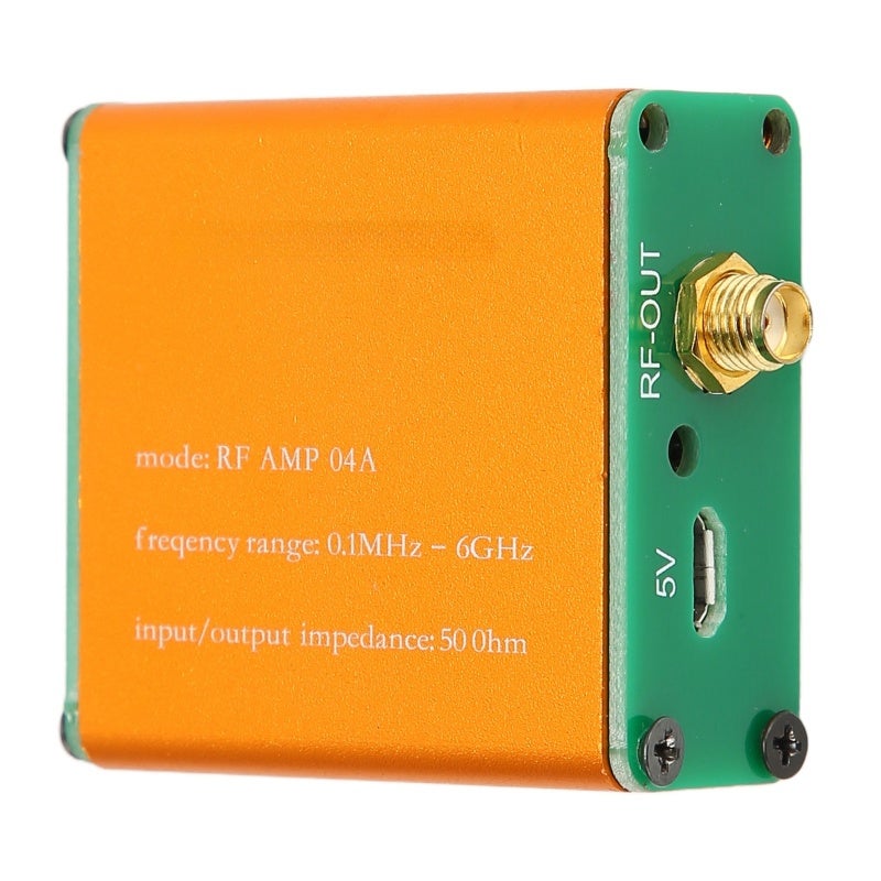 Low Noise Amplifier 0.1MHz‑6GHz Ultra Low Noise Gain Block - High Linearity +35dBm Output IP3 RF Amplifier Module for Shortwave FM Radio Remote Control Receiver Cable TV Signal Amplifier - Image 3