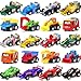 Funcorn Toys Pull Back Car 20 Pcs Assorted Mini Truck Toy and Race Car Toy Kit Set Play Construction Vehicle Playset for Boy Kid Child Party Favors Birthday Game Supplies Pinata Stuffers Easter Egg Hunt Fillers - Image 2
