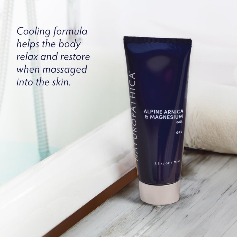 Naturopathica Alpine Arnica & Magnesium Gel, Cooling Massage Gel with Menthol for Sore Muscle Relief and Relaxation, 2.5 fl oz - Image 2