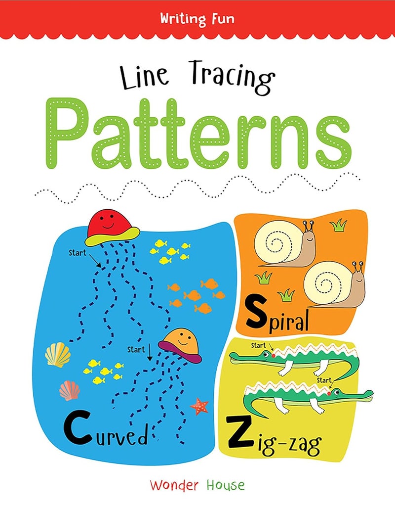 Line Tracing Patterns : Practice Drawing And Tracing Lines And Patterns - Image 1