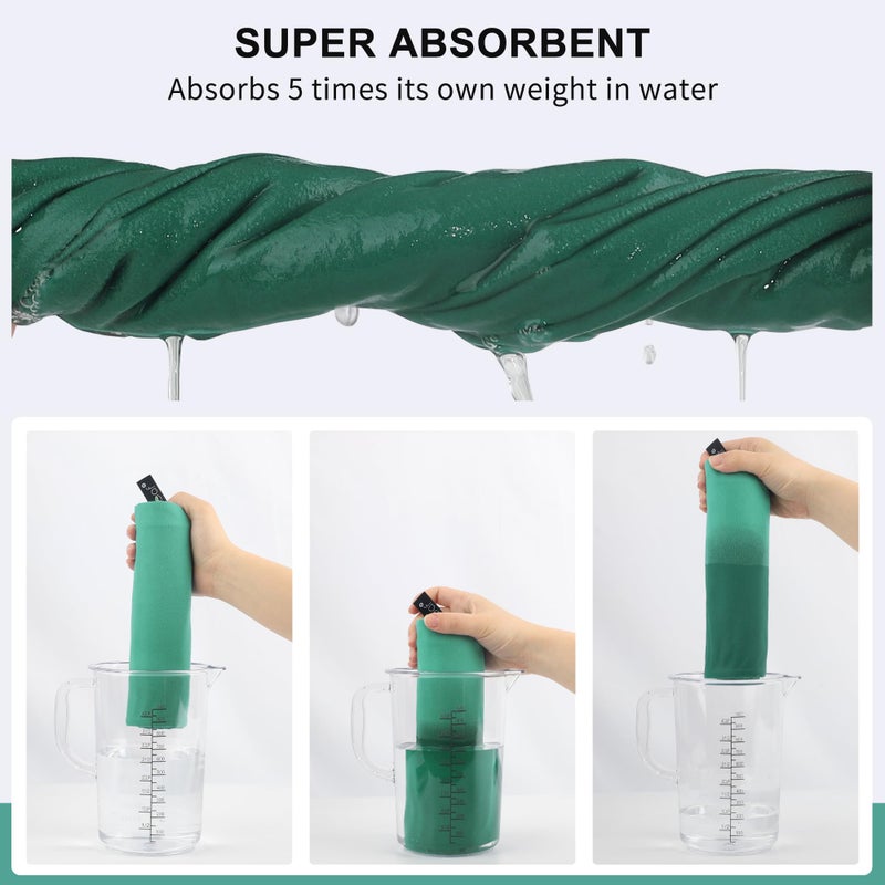 Rainleaf Microfiber Towel Perfect Travel & Gym & Camping Towel. Quick Dry - Super Absorbent - Ultra Compact - Lightweight. Suitable for Trip, Beach, Shower, Backpacking, Pool - Image 4