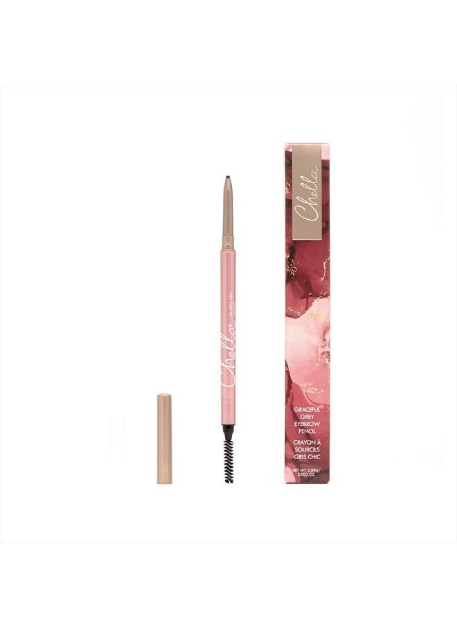 Eyebrow Pencil, Graceful Grey - Vegan, Gluten Free, Cruelty Free, Paraben Free Eye Makeup, Long Wearing, Smooth Consistency
