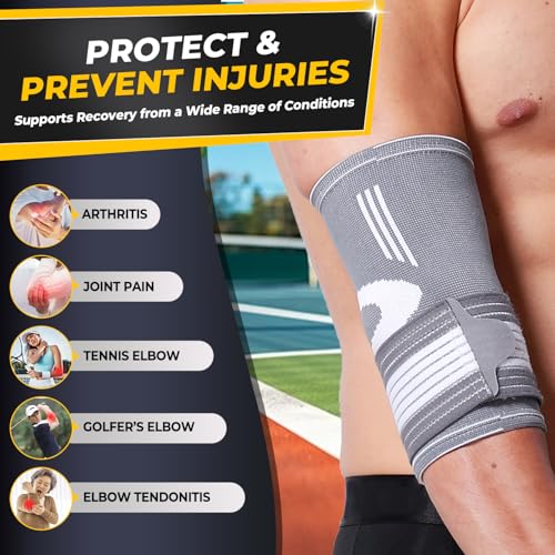 NeoTech Care دعامة كوع نيوتيك كير (رمادي، مقاس م، 1 وحدة) - Image 5