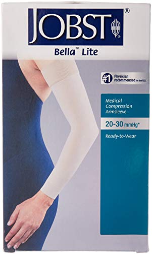 JOBST جوبست كم ذراع نسائي 20-30 مم زئبق 1013-كم ذراع الحجم: متوسط، اللون: بيج - Image 4